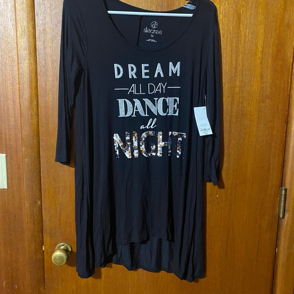 Decree‎ Black Graphic Tunic